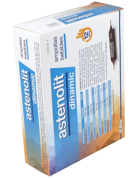 Astenolit Dinamic 12Ampollas Bebibles de Astenolit