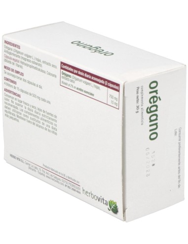 Oregano 60Cap. de Herbovita