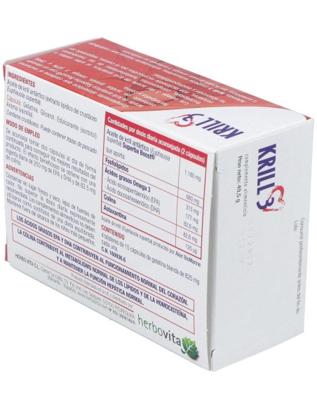 Krill-3 60Perlas de Herbovita