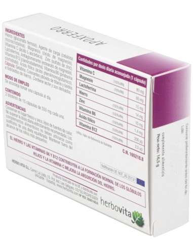 Apoxferro 30Cap. de Herbovita