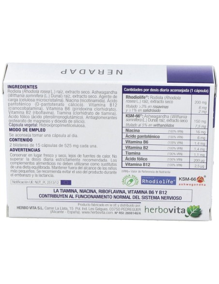 Neradap 30Cap. de Herbovita