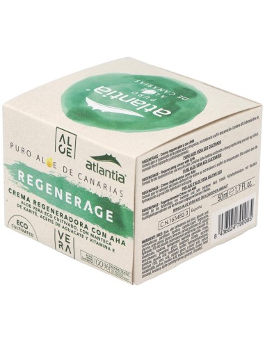 Regenerage Crema Antiedad Con Aloe 50Ml. Eco de Atlantia