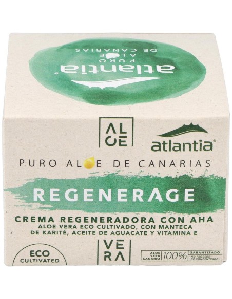Regenerage Crema Antiedad Con Aloe 50Ml. Eco de Atlantia