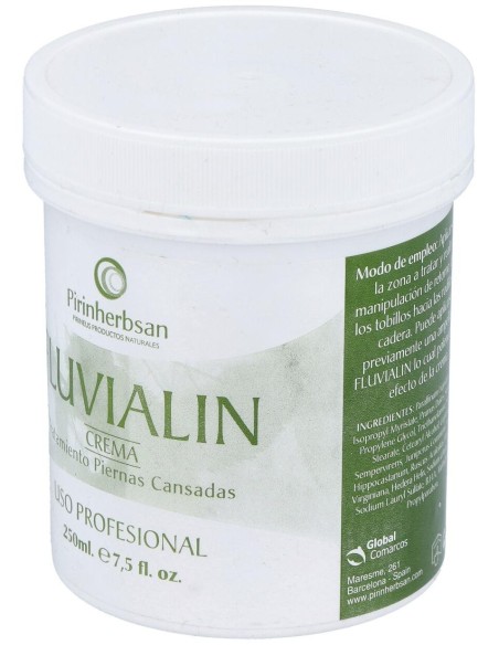 Fluvialin Crema Piernas 250Gr. Formato Profesional de Pirinherbsan