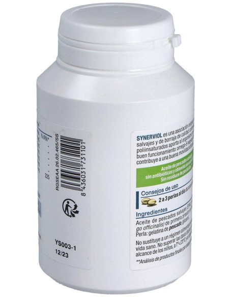 Synerviol (Aceite De Pescado) 180Perlas de Nutergia