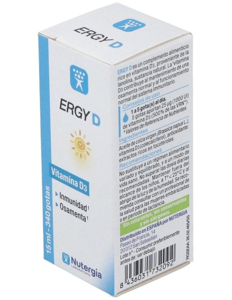 Ergy-D 15Ml. de Nutergia