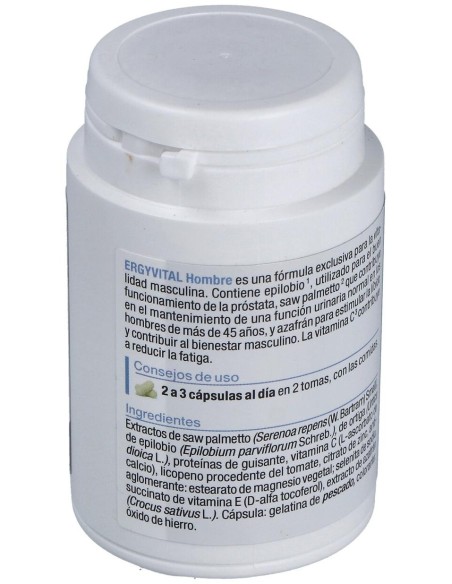 Ergyvital Hombre 60Cap. de Nutergia