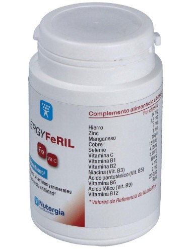 Ergyferil 60Cap. de Nutergia