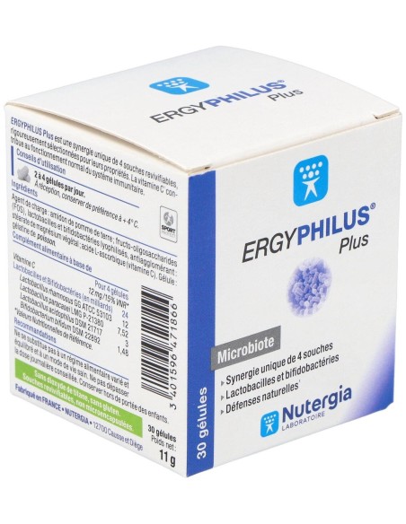 Ergyphilus Plus 30Cap. (Refrigeracion) de Nutergia