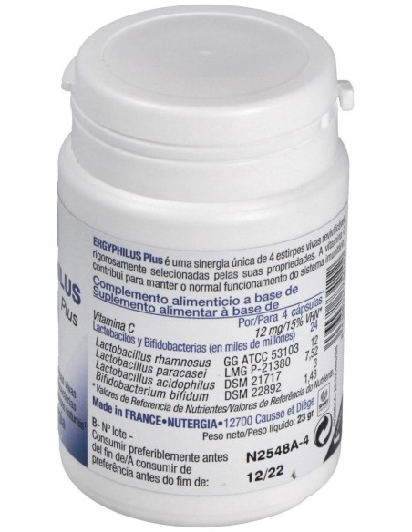 Ergyphilus Plus 60 capsulas (Refrigeracion) de Nutergia