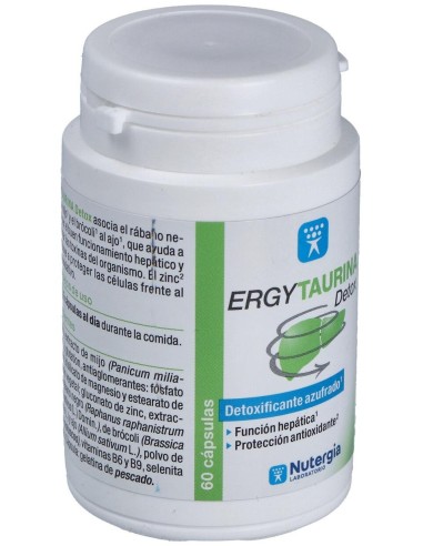 Ergytaurina Detox 60Cap. de Nutergia