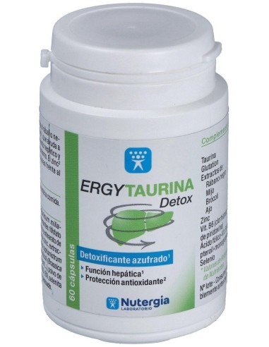 Ergytaurina Detox 60Cap. de Nutergia