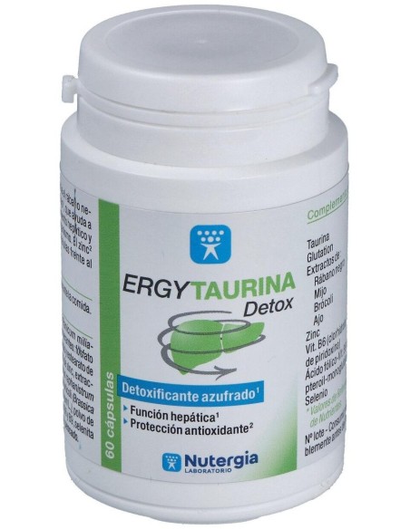 Ergytaurina Detox 60Cap. de Nutergia