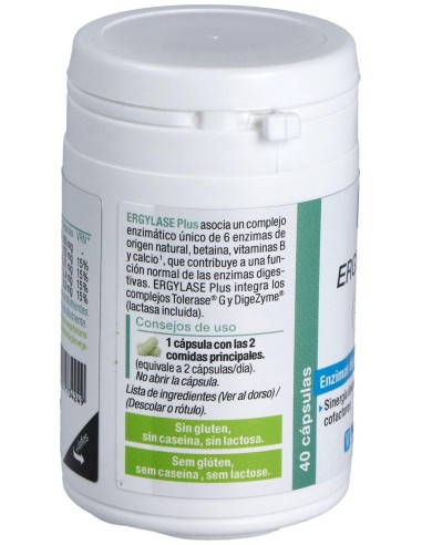 Ergylase Plus 40Cap. de Nutergia