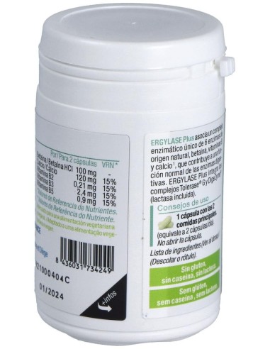 Ergylase Plus 40Cap. de Nutergia