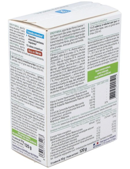 Ergyfibral 12Cubos de Nutergia