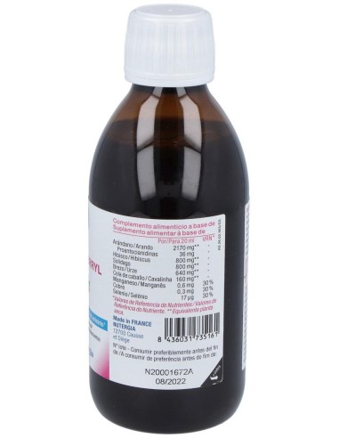 Ergycranberryl 250Ml. de Nutergia