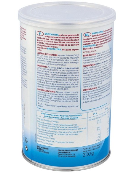Ergynutril (Proteinas) Cafe Polvo 300Gr. de Nutergia