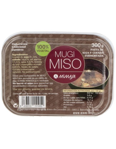 Mugi Miso 300Gr. de Mimasa