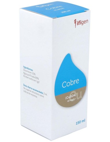 Cobre (Cu) Oligoelementos 150Ml. de Ifigen