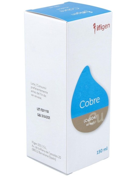 Cobre (Cu) Oligoelementos 150Ml. de Ifigen
