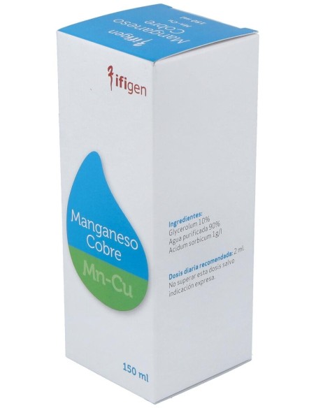 Manganeso-Cobre (Mn-Cu) Oligoelementos 150Ml. de Ifigen