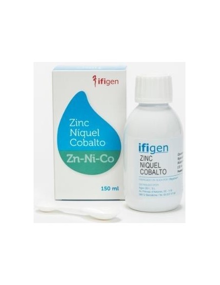 Zinc-Niquel-Cobalto (Zn-Ni-Co) Oligoelemento 150Ml de Ifigen