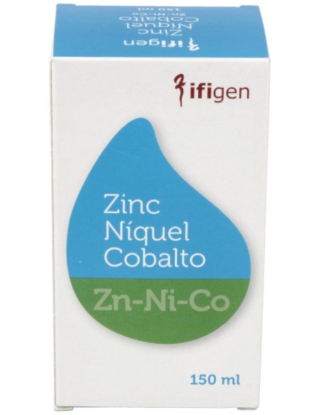 Zinc-Niquel-Cobalto (Zn-Ni-Co) Oligoelemento 150Ml de Ifigen