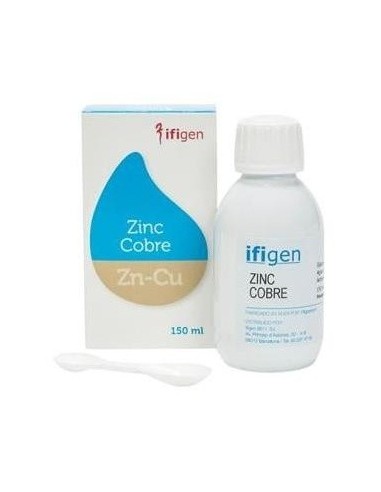 Zinc-Cobre (Zn-Cu) Oligoelementos 150Ml. de Ifigen