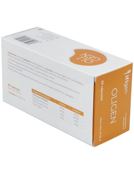 Oligen Dha 80% Tg Enzimatico 60Cap. de Ifigen