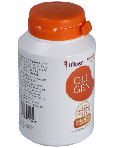 Oligen Dha 80% Tg Enzimatico 120Cap. de Ifigen