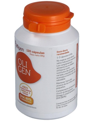 Oligen Dha 80% Tg Enzimatico 120Cap. de Ifigen