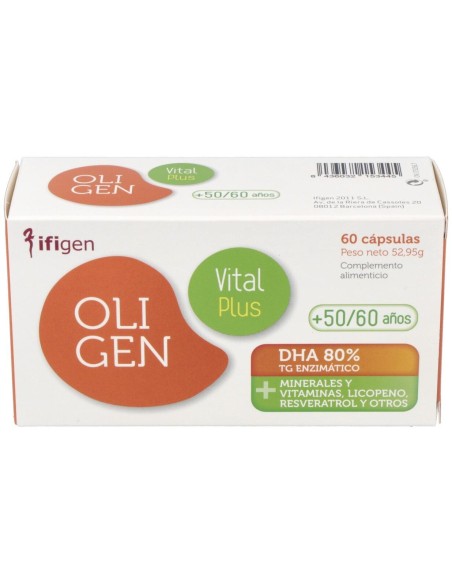 Oligen Vital Plus (Oligen Senior) 60Cap. de Ifigen