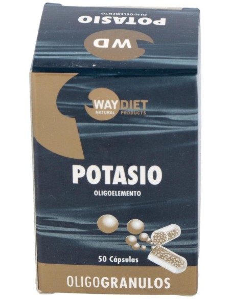Potasio Oligogranulos 50Caps. de Waydiet Natural Products