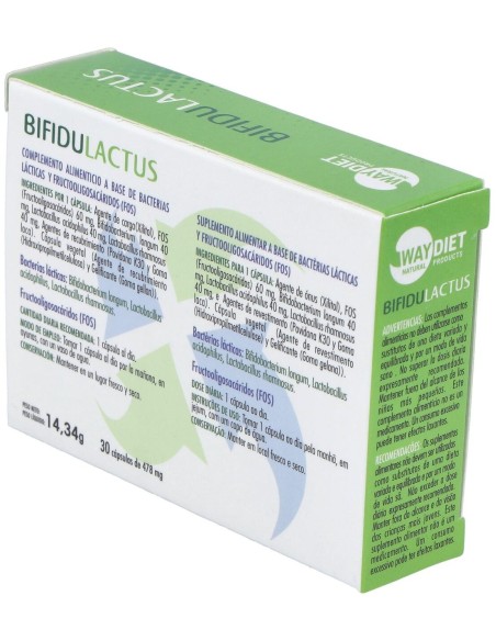 Bifidulactus 30Caps. de Waydiet Natural Products