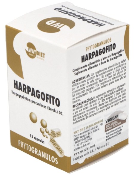 Harpagofito Phytogranulos 45Caps. de Waydiet Natural Products