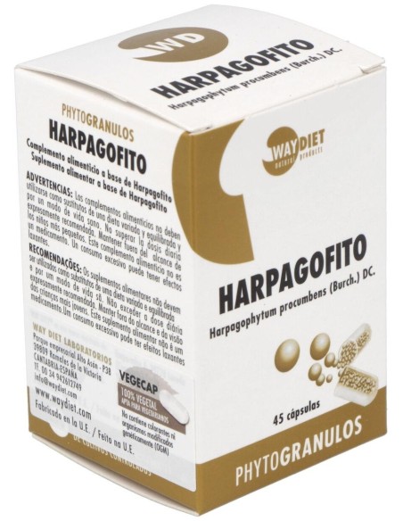 Harpagofito Phytogranulos 45Caps. de Waydiet Natural Products