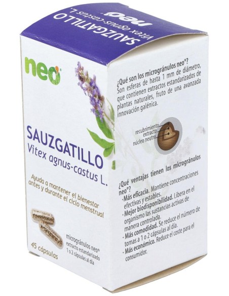 Sauzgatillo Microgranulos Neo 45Cap. de Neo
