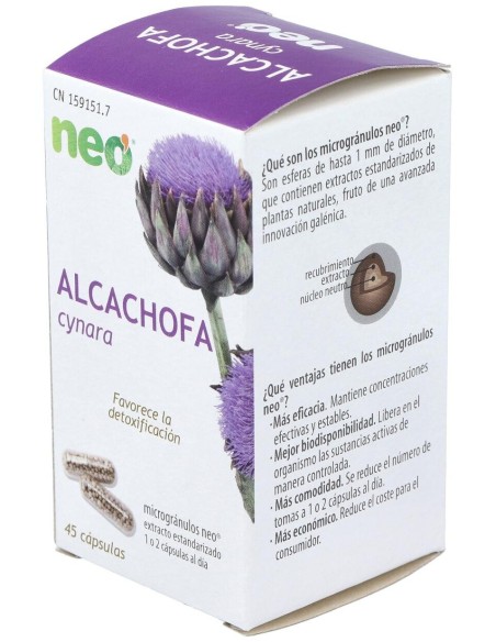 Alcachofa Microgranulos Neo 45Cap. de Neo