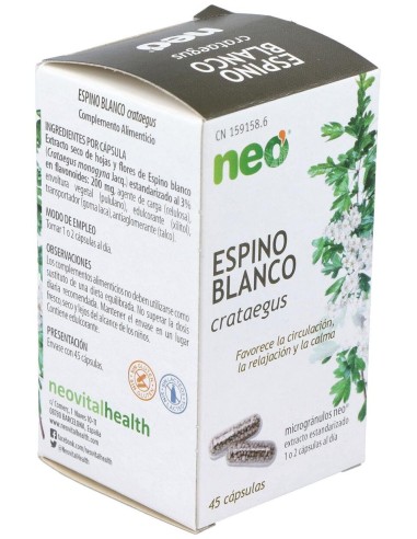 Espino Blanco Microgranulos Neo 45Cap. de Neo