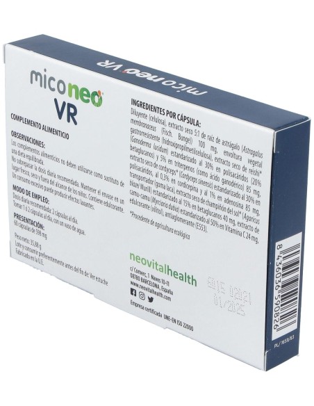 Mico Neo Vr 60Cap. de Neo