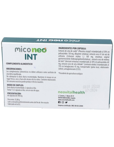 Mico Neo Int 60Cap. de Neo