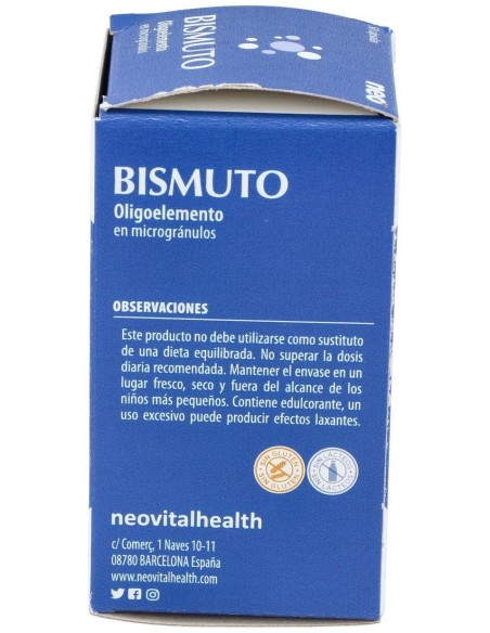 Bismuto Microgranulos Neo 50Cap. de Neo