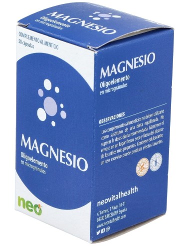 Magnesio Microgranulos Neo 50Cap. de Neo