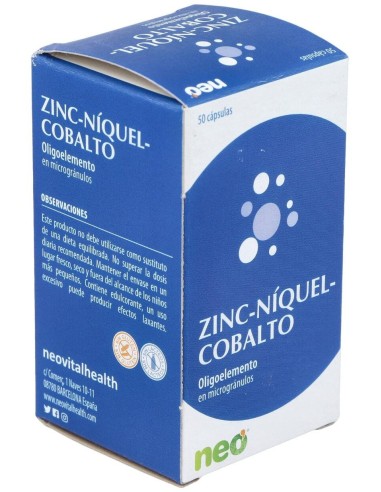 Zinc-Niquel-Cobalto Microgranulos Neo 50Cap. de Neo