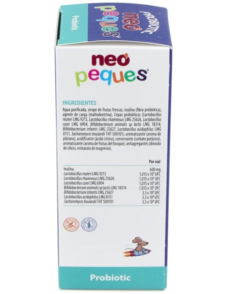 Neo Peques Probioticos 8 Viales Bifasicos de Neo