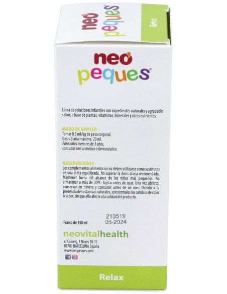 Neo Peques Relax 150Ml. de Neo
