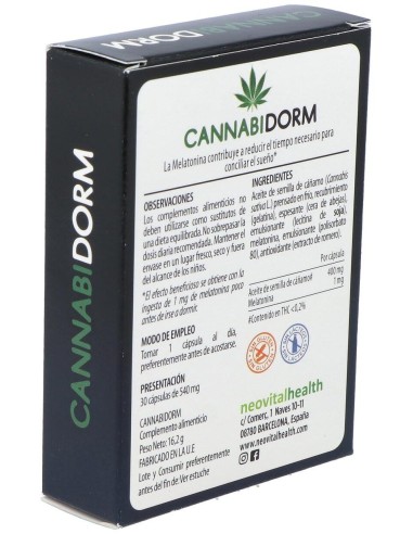 Cannabidorm 30Cap. de Neo