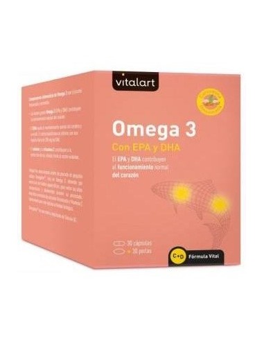 Vitalart Omega 3 30 Cáps. + 30 Perlas de Vitalart