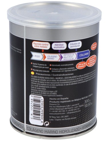 Collmar Magnesio Vainilla 300G Drasanvi